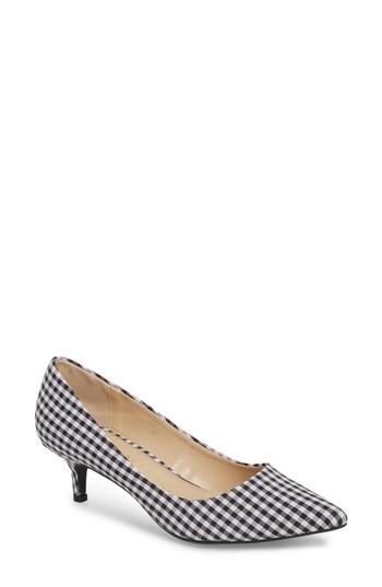 Women's Athena Alexander Target Kitten Heel Pump M - Black
