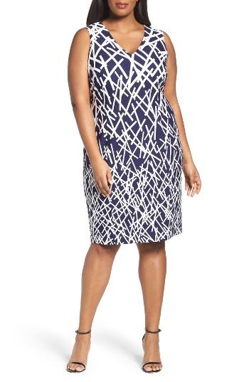 Women's Adrianna Papell Print Sheath Dress