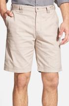 Men's Tori Richard 'carmel' Trim Fit Stretch Twill Shorts - Beige