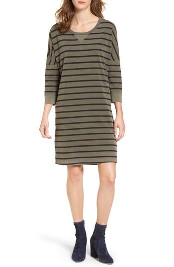 Women's Stateside Stripe T-shirt Dress - Green