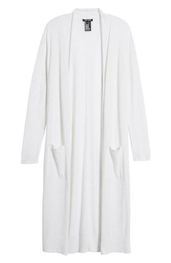 Women's Nic+zoe Traveler Cotton Cashmere Duster Cardigan
