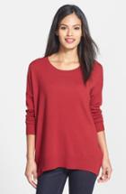 Women's Eileen Fisher Merino Jersey Ballet Neck Tunic