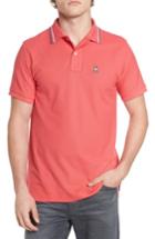 Men's Psycho Bunny Tipped Logo Applique Polo (xs) - Orange
