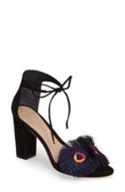 Women's Loeffler Randall Virginia Ankle Tie Sandal M - Black