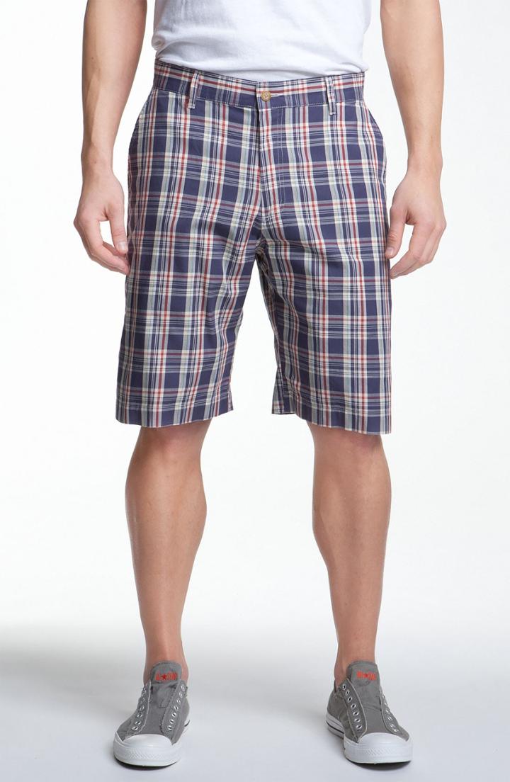 Men's Bill's Khakis 'parker - Long' Shorts - Blue