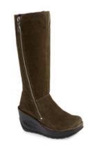 Women's Fly London Jate Wedge Boot .5-8us / 38eu - Green