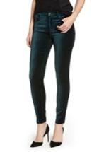 Women's 7 For All Mankind Velvet Ankle Skinny Jeans - Green