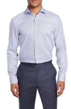 Men's Boss X Nordstrom Jerrin Slim Fit Solid Dress Shirt .5 - Blue