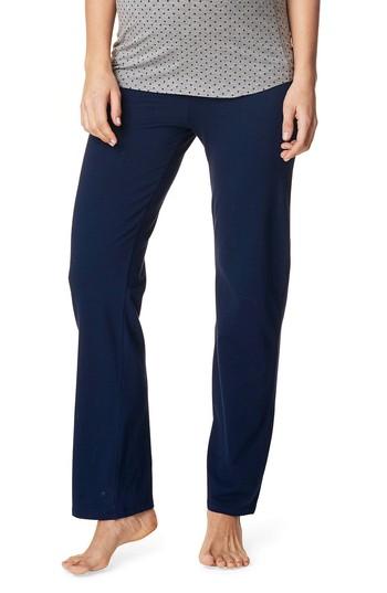 Women's Noppies Fleur Maternity Pants, Size - Blue