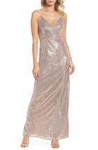 Women's Adrianna Papell Stripe Sequin Gown - Pink