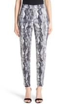 Women's St. John Collection Emma Raja Snakeskin Print Pants