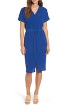 Women's Bobeau Stretch Crepe Dress, Size - Blue