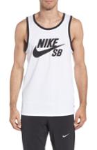 Men's Nike Sb Ringer Tank - White