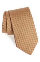 Men's Salvatore Ferragamo Eta Print Silk Tie, Size - Yellow