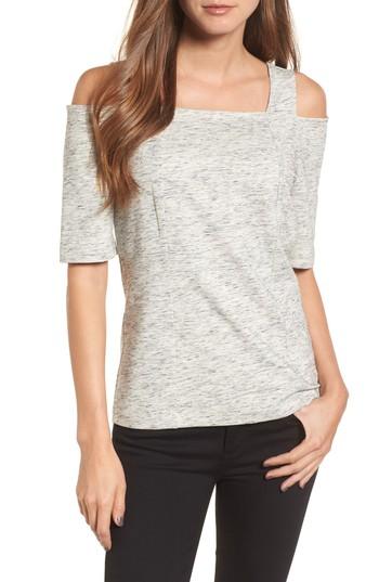 Women's Nic + Zoe Perfect Cold Shoulder Top - Grey