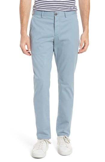 Men's French Connection Machine Gun Stretch Chino Pants R - Blue