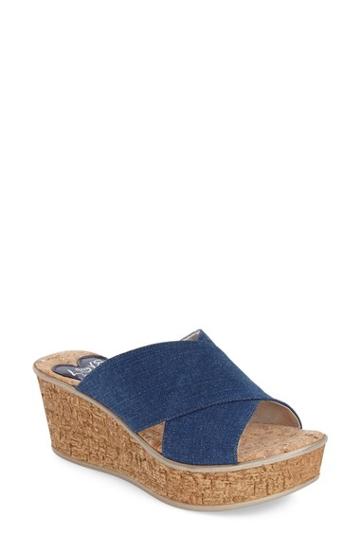 Women's Love And Liberty 'olga' Wedge Slide Sandal