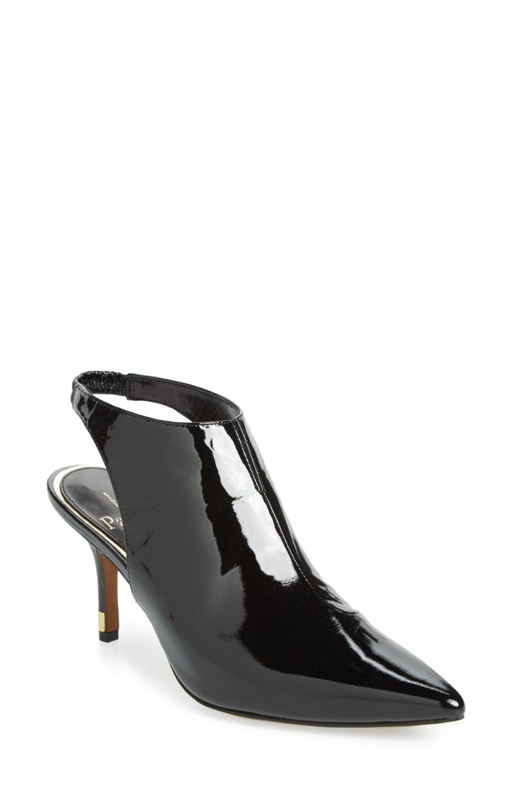 Women's Linea Paolo Colette Slingback Pump .5 M - Black