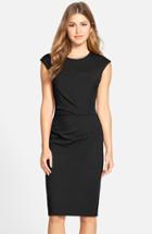 Women's Betsey Johnson Ruched Ponte Sheath Dress, Size - (online Only)