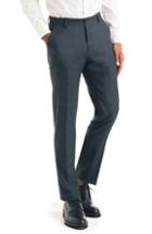 Men's Good Man Brand Flat Front Stretch Wool Blend Trousers R - Grey