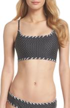 Women's Becca Nightingale Reversible Bikini Top - Black