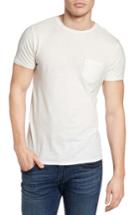 Men's Scotch & Soda Slub Linen T-shirt - White