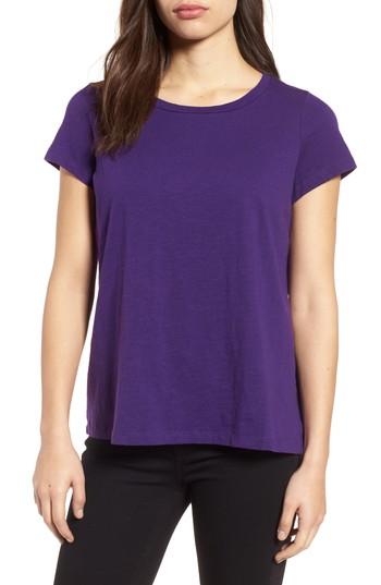 Women's Eileen Fisher Organic Cotton Tee - Purple