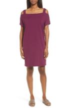 Women's Eileen Fisher Off The Shoulder Shift Dress - Purple