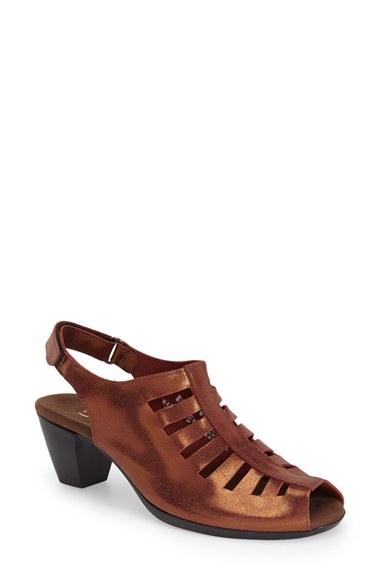 Women's Munro 'abby' Slingback Sandal Ww - Red