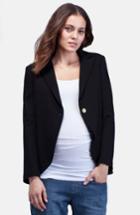 Women's Isabella Oliver 'the Everyday' Ponte Jersey Single Button Maternity Blazer