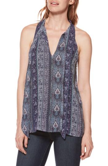 Women's Paige Candella Silk Georgette Tank - Green