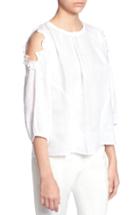 Women's Bobeau Faux Wrap Knit Top, Size - Orange