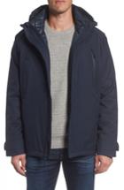 Men's Marc New York 3-in-1 Waterproof Rain Jacket With Liner, Size - Blue