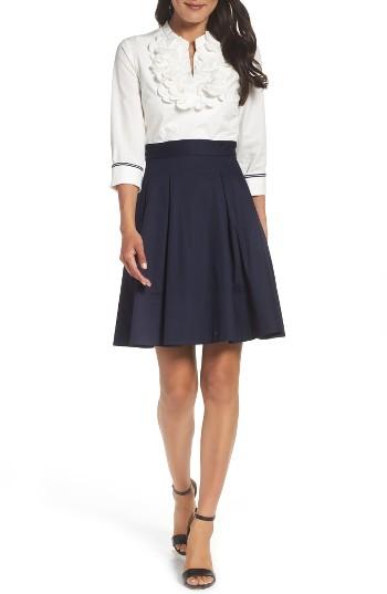 Women's Eliza J Applique Shirtdress