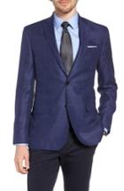 Men's Ted Baker London Jay Trim Fit Linen & Wool Blazer R - Blue