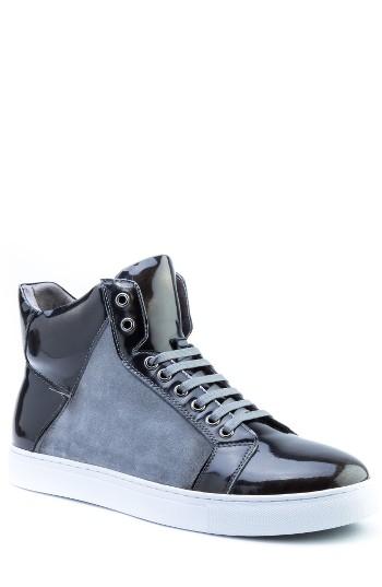 Men's Badgley Mischka Douglas High Top Sneaker M - Black