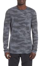 Men's Under Armour Siphon Long Sleeve Camo T-shirt - Grey