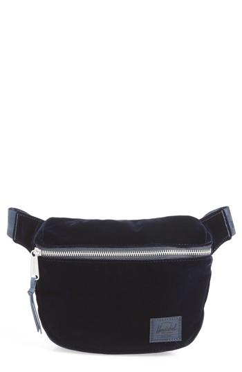 Herschel Supply Co. Fifteen Velvet Belt Bag - Blue