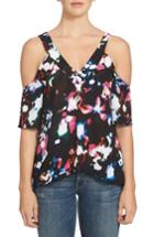 Women's 1.state Print Cold Shoulder Top