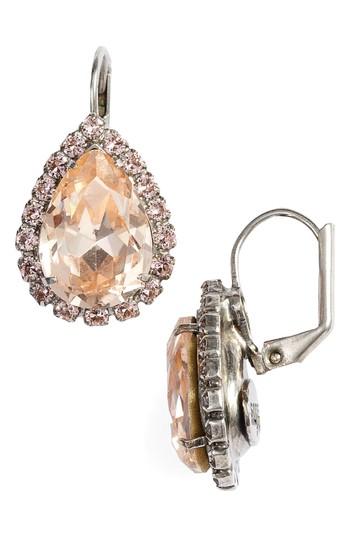 Women's Sorrelli Reed Crystal Drop Earrings