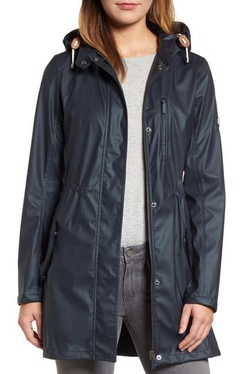 Women's Barbour Harbour Hooded Jacket Us / 14 Uk - Blue