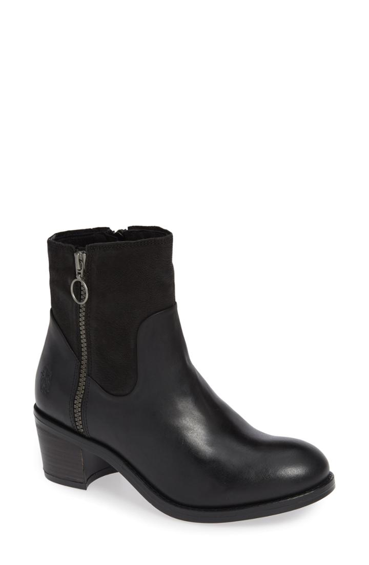 Women's Fly London Zami Bootie .5-8us / 38eu - Black