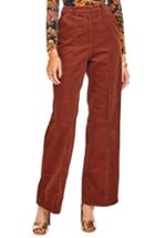 Women's Astr The Label Wide Leg Corduroy Pants - Brown