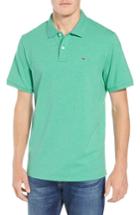 Men's Vineyard Vines Fit Pique Polo, Size Small - Green