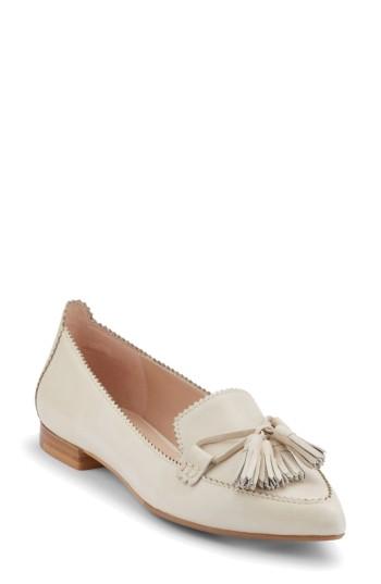 Women's G.h. Bass & Co. Kelsey Tassel Flat .5 M - Ivory