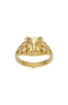 Women's Temple St. Clair Small Lion Cub Diamond Ring