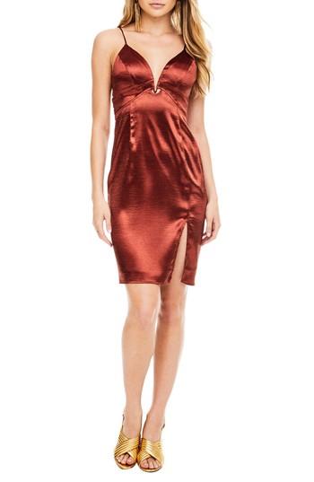 Women's Astr The Label Amira Slipdress - Brown