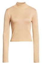 Women's Madison & Berkeley Bell Sleeve Mock Neck Sweater, Size - Brown