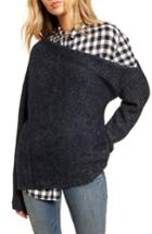 Women's Treasure & Bond One-shoulder Ribbed Sweater, Size - Blue