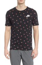 Men's Nike Sportswear Smiley Print T-shirt - Black